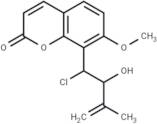 8-(1-Chloro-2-hydroxy-3-methylbut-3-enyl)-7-methoxycoumarin