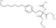 Diethyl 2-acetamido-2-(4-octylphenethyl)malonate