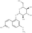 cis-2-Hydroxy 4-methoxycinnamic acid 2-glucoside