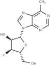 9-(3-Deoxy-3-fluoro-β-D-ribofuranosyl)-6-methyl-9H-purine