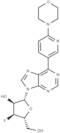 9-(3-Deoxy-3-fluoro-β-D-ribofuranosyl)-6-[6-(4-morpholinyl)pyridin-3-yl]purine