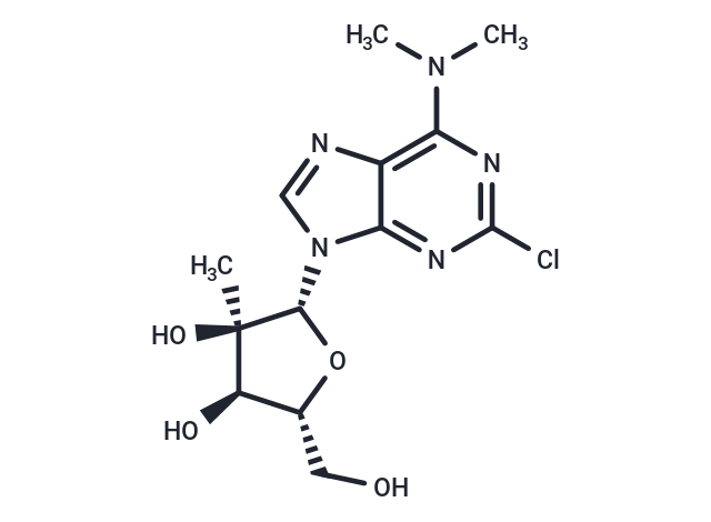 2-Chloro-2’-C-methyl-6-N,N-dimethyladenosine