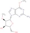 2-Amino-6-O-methyl-2'-O-methyl purine riboside