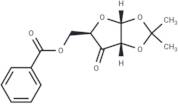 5-O-benzoyl-1,2-O-isopropylidene-α-D-erythro-pent-3-ulofuranose