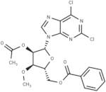 9-(2'-O-Acetyl-5'-O-benzoyl-3'-O-methyl-β-D-ribofuranosyl)-2,6-dichloropurine