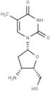 1-(3-β-Amino-2,3-dideoxy-β-D-threopenta-furanosyl)thymine