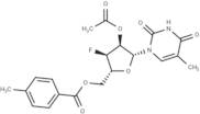 2’-O-Acetyl-5’-O-(p-toluoyl)-3’-deoxy-3’-fluoro-5-methyluridine