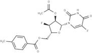 2’-O-Acetyl-5’-O-(p-toluoyl)-3’-deoxy-3’-fluoro-5-fluorouridine