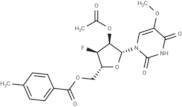 2’-O-Acetyl-5’-O-(p-toluoyl)-3’-deoxy-3’-fluoro-5-methoxyluridine