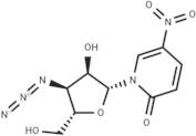 3’-Azido-3’-deoxy-5-nitro-4-deoxyuridine