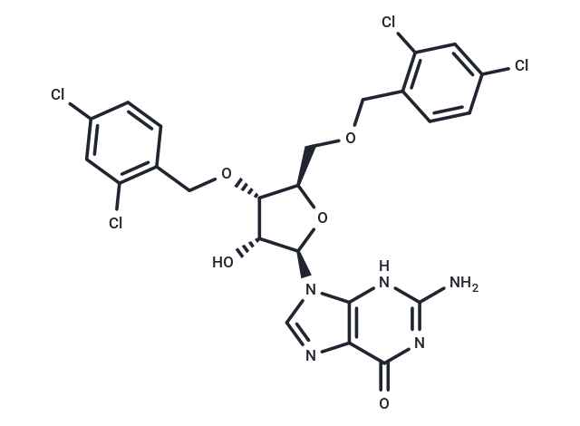 3,5-Bis-O-(2,4-dichlorobenzyl)guanosine