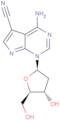 4-Amino-5-cyano-1- (2-deoxy-β-D-ribofuranosyl)-7H-pyrrolo[2,3-d] pyrimidine