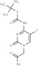 N4-Boc-5-fluorocytosin-1-yl-acetic acid