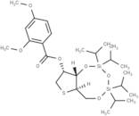 4-Anhydro-2-O-(2,4-dimethoxybenzoyl)-3,5-O-(1,1,3,3-tetraisopropyldisiloxane-1,3-diyl)-4-thio-D-ri…