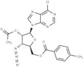 6-Chloro-9-[2-O-acetyl-5-O-(p-toluoyl)-3-azido-3-deoxy-β-L-ribofuranosyl]-9H-purine