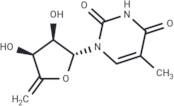 4’,5’-Didehydro-5’-deoxy-5-methyluridine