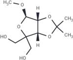 4-C-Hydroxymethyl-2,3-O-isopropylidene-1-O-methyl-β-D-ribofuranose