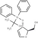 1,4-Anhydro-2-de oxy-3-O-(t-butyldiphenylsilyl-D-erythro-pent-1-enitol