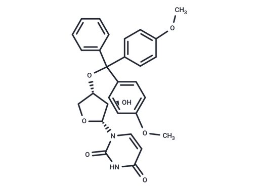 1-(3'-O-[4,4'-dimethoxytrityl]-α-L-threofuranosyl)uridine