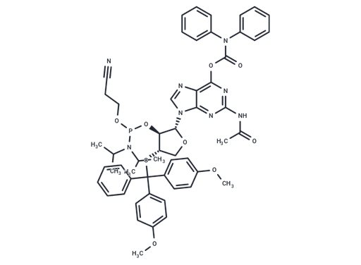 DMTr-TNA-G(O6-CONPh2)(N2Ac)-amidite