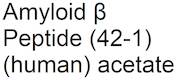 Amyloid β Peptide (42-1)(human) acetate