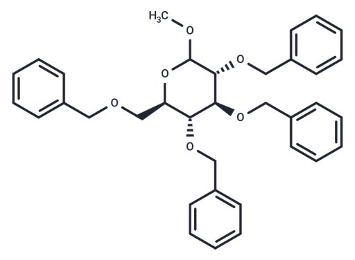 Methyl 2,3,4,6-tetrakis-O-(phenylmethyl)-D-glucopyranoside