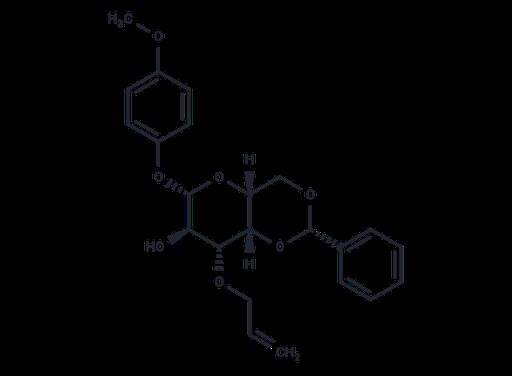 4-Methoxyphenyl 3-O-Allyl-4,6-O-benzylidene-β-D-galactopyranoside