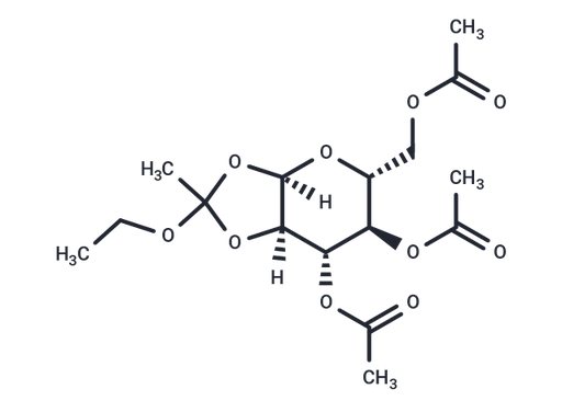 α-D-Glucopyranose,1,2-O-(1-ethoxyethylidene)-,3,4,6-triacetate