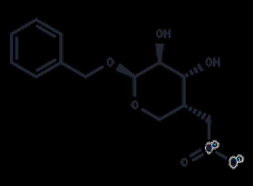 Phenylmethyl 4-deoxy-4-(nitromethyl)-β-D-arabinopyranoside