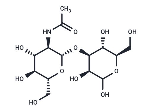 3-O-[2-Acetamido-2-deoxy-β-D-glucopyranosyl]-D-mannopyranose