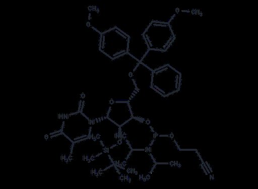 5'-O-DMTr-2'-O-TBDMS-5-Me-U-3'-CE Phosphoramidite