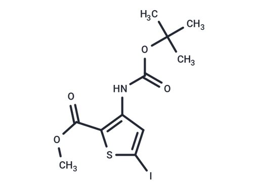 Methyl 3-((tert-butoxycarbonyl)amino)-5-iodothiophene-2-carboxylate