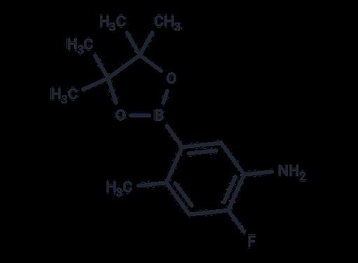 2-Fluoro-4-methyl-5-(4,4,5,5-tetramethyl-1,3,2-dioxaborolan-2-yl)aniline