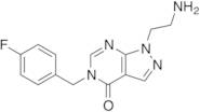 1-(2-aminoethyl)-5-(4-fluorobenzyl)-1,5-dihydro-4h-pyrazolo[3,4-d]pyrimidin-4-one