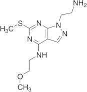 1-(2-aminoethyl)-n-(2-methoxyethyl)-6-(methylthio)-1h-pyrazolo[3,4-d]pyrimidin-4-amine