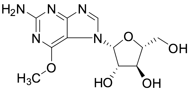7-​b-​D-​Arabinofuranosyl-​6-​methoxy-7H-​purin-​2-​amine