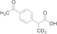 4-Acetyl-alpha-methylbenzeneacetic acid-D3