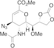 (4S,5R,6R,7S,8R)-5-(Acetylamino)-2,6-anhydro-4-azido-3,4,5-trideoxy-7-O-methyl-D-glycero-D-galacto-non-2-enonic Acid Methyl Ester Cyclic 8,9-Carbonate