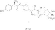 2-(4-(Acetoxyphenyl)phenyl)acetamido Amoxicillin Hydrochloride (1:2)