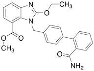 1-'[[2'-'(Aminocarbonyl)'[1,'1'-'biphenyl]'-'4-'yl]'methyl]'-'2-'ethoxy-1H-'benzimidazole-'7-'carbox
