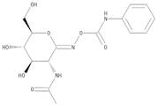 O-(2-Acetamido-2-deoxy-D-glucopyranosylidene)amino N-Phenylcarbamate