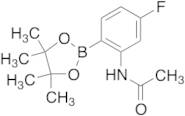 2-Acetamido-4-fluorophenylboronic Acid Pinacol Ester