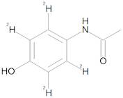 Acetaminophen-D₄ (major)