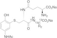 Acetaminophen Glutathione-13C2,15N Disodium Salt