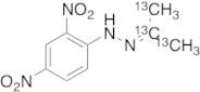 Acetone 2,4-Dinitrophenylhydrazone-13C3