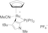 (Acetonitrile)[4-tert-butyl-2-(diisopropylphosphino)-1-methyl-1H-imidazole-KappaN,KappaP](Eta5-cyclopentadienyl)ruthenium(1+) hexafluorophosphate