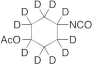 4-Acetoxycyclohexyl Isocyanate-d10