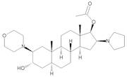(2β,3α,5α,16β,17β)-17-Acetoxy-3-hydroxy-2-(4-morpholinyl)-16-(1-pyrrolidinyl)androstane