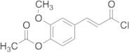 (2E)-3-[4-(Acetyloxy)-3-methoxyphenyl]-2-propenoyl Chloride