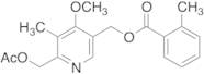 6-Acetoxymethyl-4-methoxy-5-methyl-3-pyridylmethanol o-Toluate